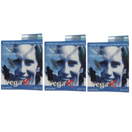 Vega Xl For Penis Enlargement Capsules & Gel Combo of 3